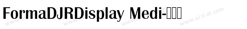 FormaDJRDisplay Medi字体转换